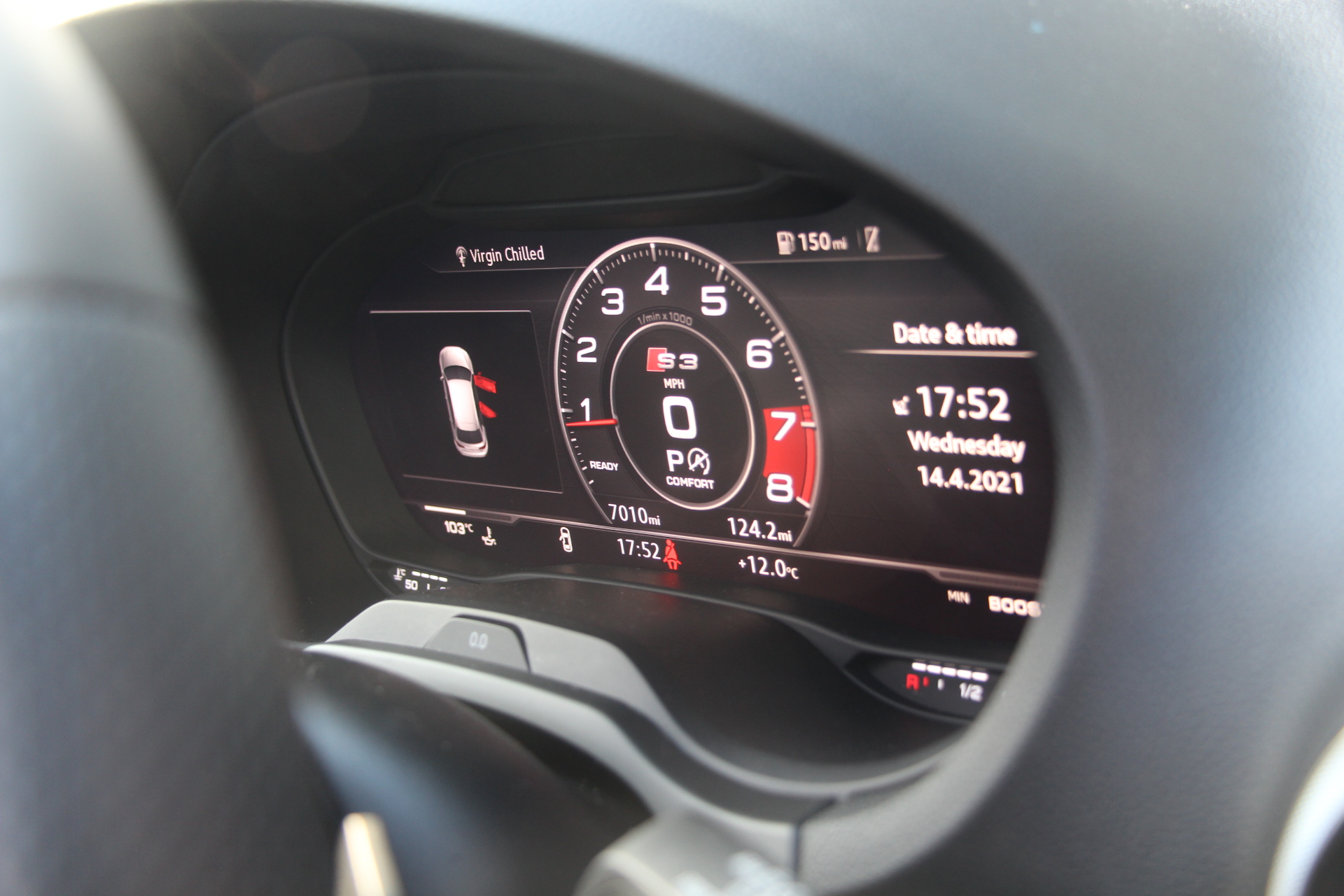 2019 (19) Audi S3 2.0 TFSI Black Edition Sportback S Tronic quattro (s/s) 5dr