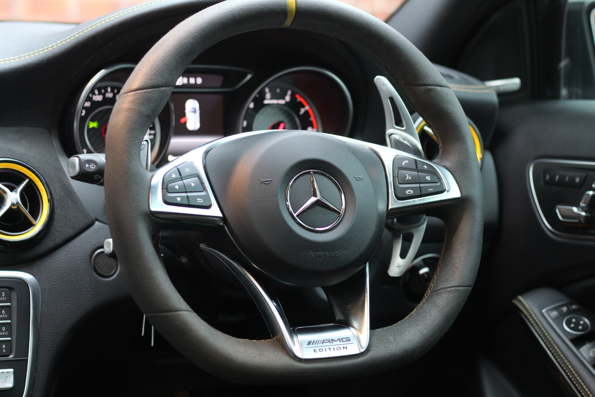 2017 (67) Mercedes-Benz A Class 2.0 A45 AMG Yellow Night Edition SpdS DCT 4MATIC Euro 6 (s/s) 5dr