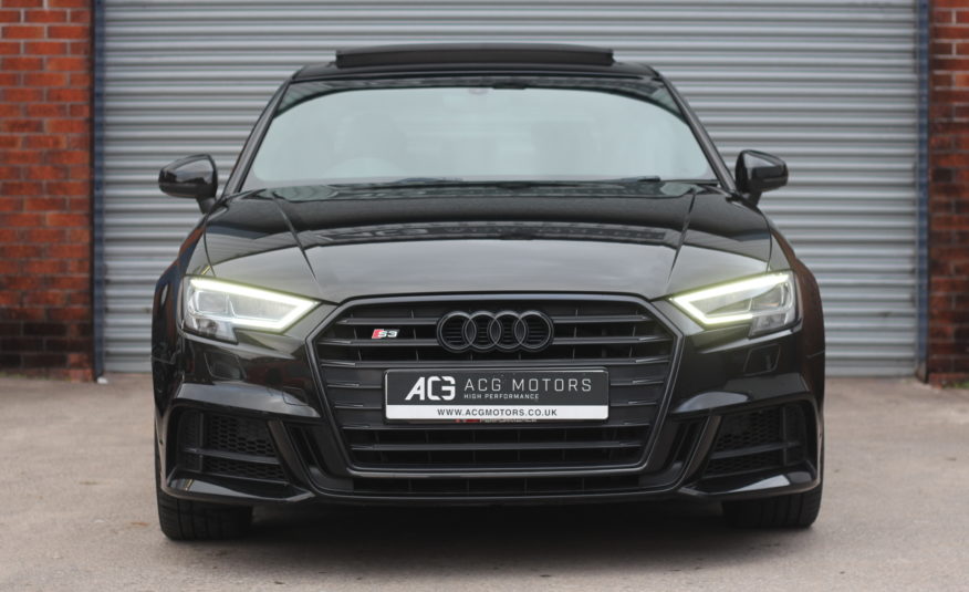 2018 (18) Audi S3 2.0 TFSI Black Edition S Tronic quattro Euro 6 (s/s) 4dr
