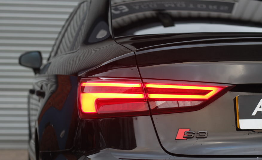 2018 (18) Audi S3 2.0 TFSI Black Edition S Tronic quattro Euro 6 (s/s) 4dr