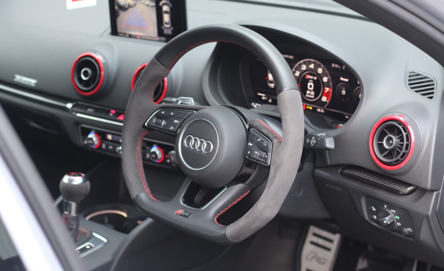 2020 (20) Audi RS3 2.5 TFSI Audi Sport Edition S Tronic quattro Euro 6 (s/s) 4dr