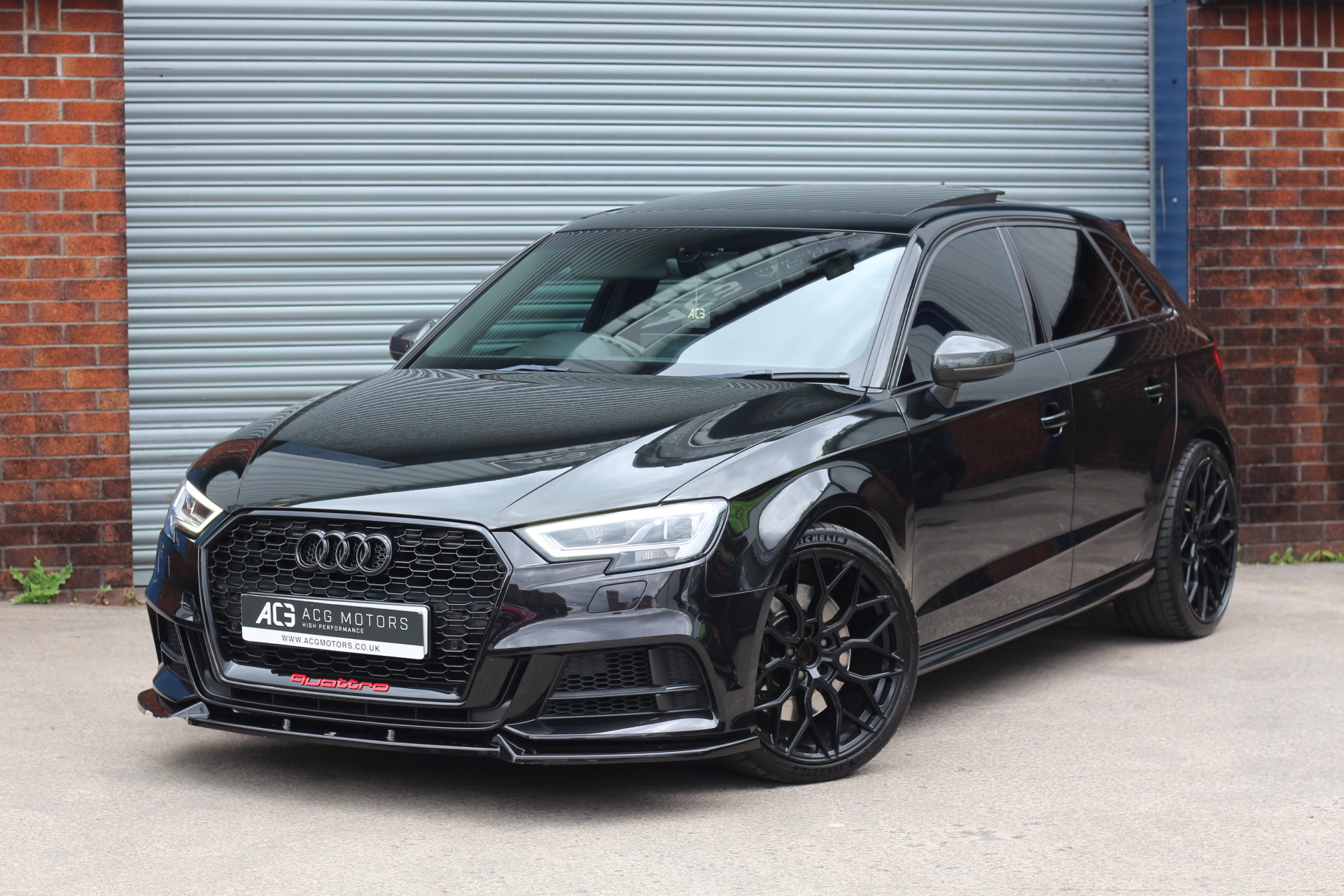2018 (18) Audi S3 2.0 TFSI Black Edition Sportback S Tronic quattro Euro 6 (s/s) 5dr