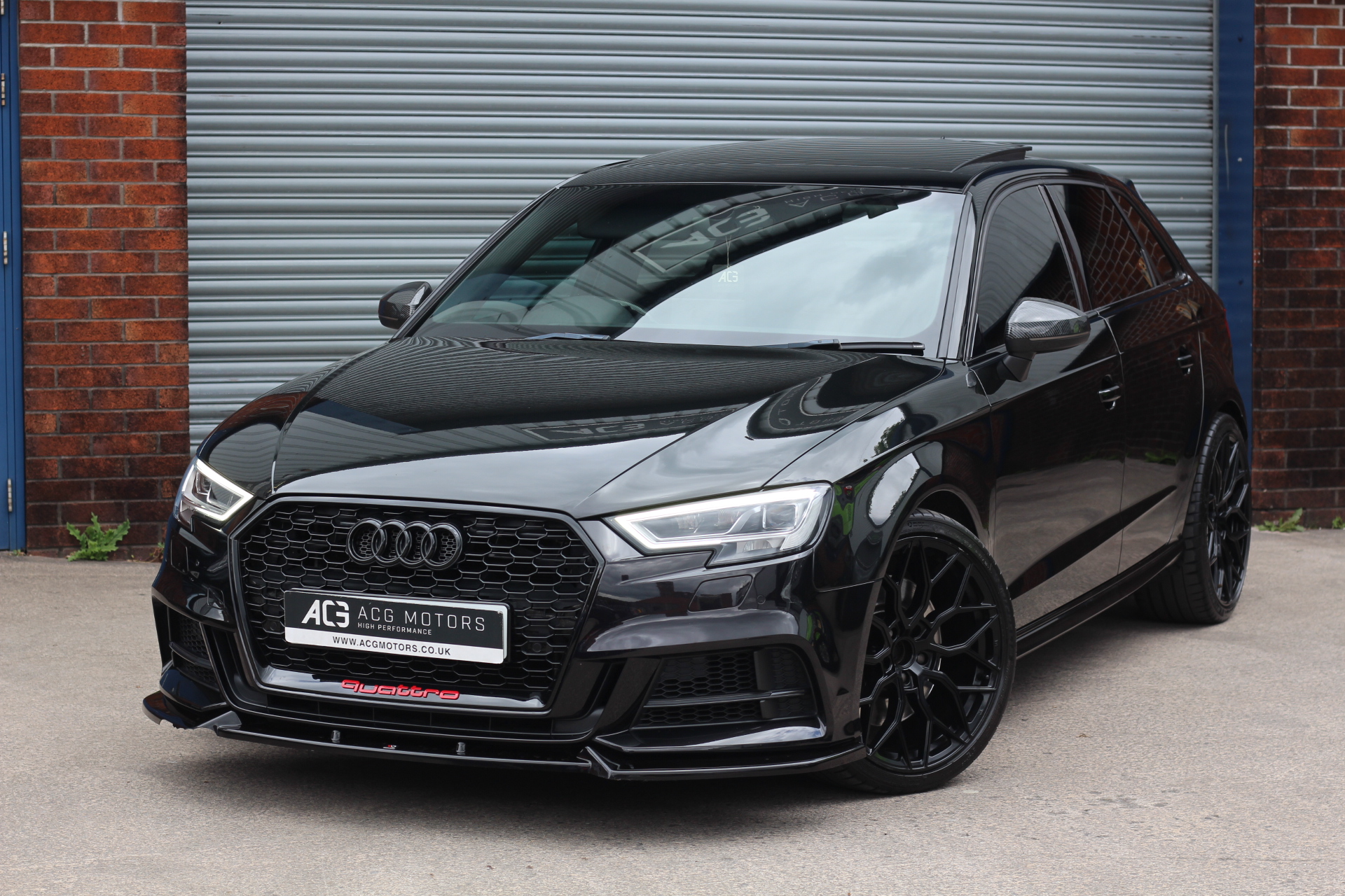 2018 (18) Audi S3 2.0 TFSI Black Edition Sportback S Tronic quattro Euro 6 (s/s) 5dr