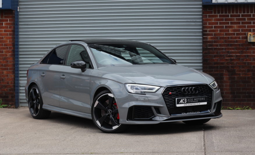 2019 (19) Audi RS3 2.5 TFSI Audi Sport Edition S Tronic quattro Euro 6 (s/s) 4dr