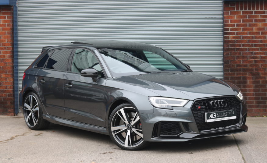 2020 (20) Audi RS3 2.5 TFSI Audi Sport Edition Sportback S Tronic quattro Euro 6 (s/s) 5dr