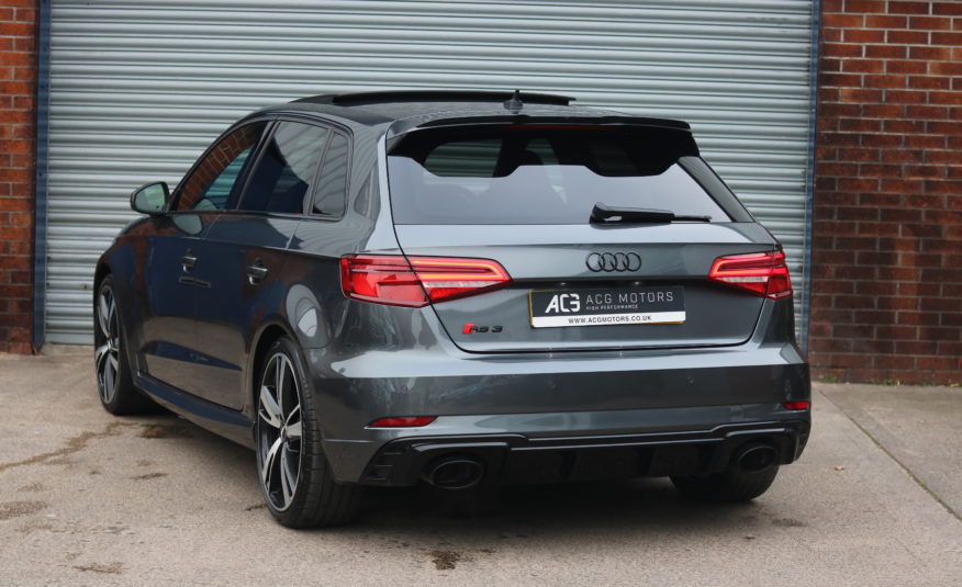 2020 (20) Audi RS3 2.5 TFSI Audi Sport Edition Sportback S Tronic quattro Euro 6 (s/s) 5dr