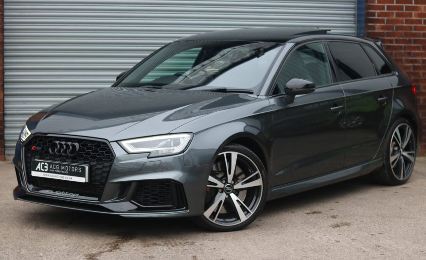 2020 (20) Audi RS3 2.5 TFSI Audi Sport Edition Sportback S Tronic quattro Euro 6 (s/s) 5dr