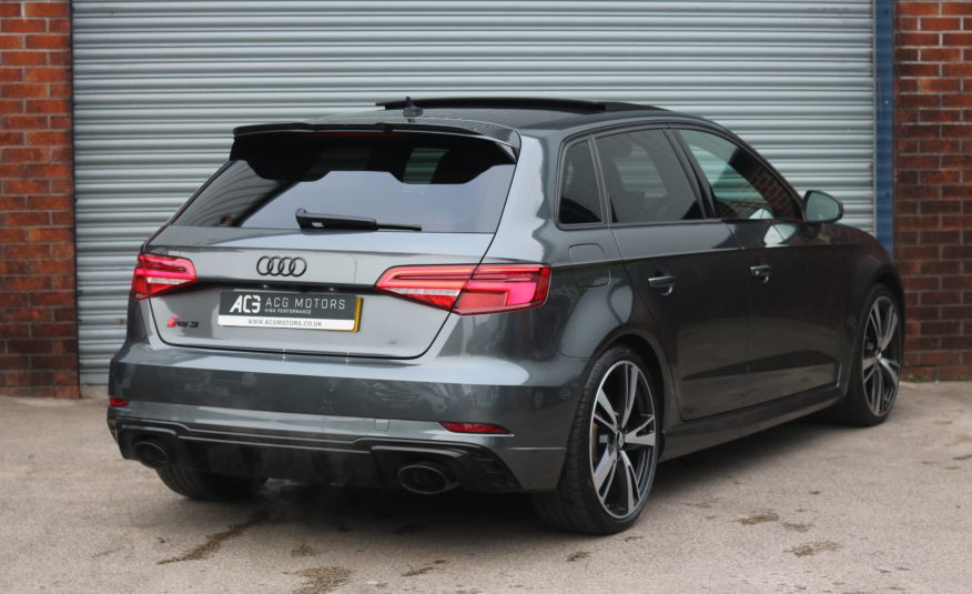 2020 (20) Audi RS3 2.5 TFSI Audi Sport Edition Sportback S Tronic quattro Euro 6 (s/s) 5dr