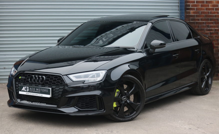 2019 (69) Audi RS3 2.5 TFSI Audi Sport Edition S Tronic quattro Euro 6 (s/s) 4dr