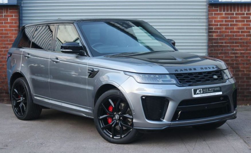 2019 (19) Land Rover Range Rover Sport 5.0 P575 V8 SVR Auto 4WD Euro 6 (s/s) 5dr