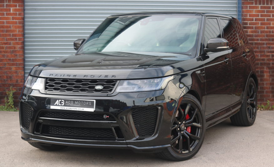 2021 (71) Land Rover Range Rover Sport 5.0 P575 V8 SVR Carbon Edition Auto 4WD Euro 6 (s/s) 5dr