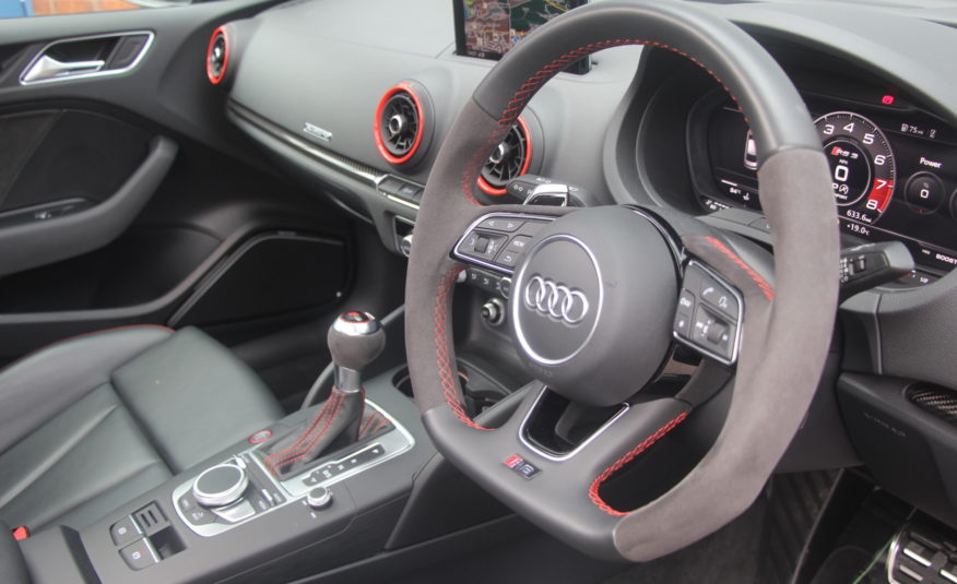 2019 (19) Audi RS3 2.5 TFSI Audi Sport Edition S Tronic quattro Euro 6 (s/s) 4dr