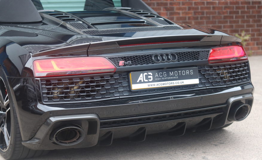 2020 (69) Audi R8 5.2 FSI V10 Performance Carbon Black Spyder S Tronic quattro Euro 6 (s/s) 2dr