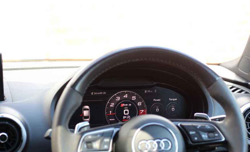 2019 (69) Audi RS3 2.5 TFSI Audi Sport Edition S Tronic quattro Euro 6 (s/s) 4dr